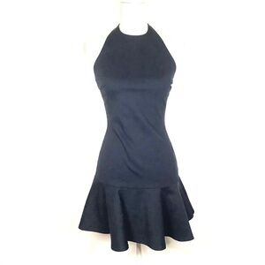 Red Valentino | halter mini ruffle dress